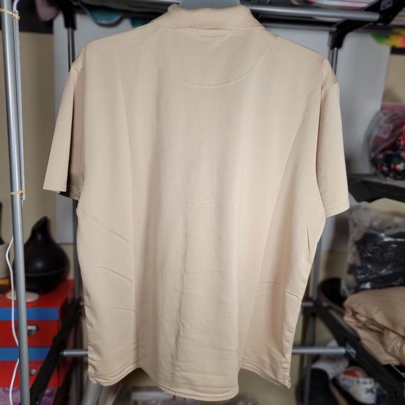 Port Authority Polo TAMUG Short Sleeve Tan - Size XXL - Picture 3 of 4
